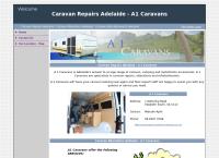 A1 Caravans's website