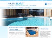 Accent Pools's website