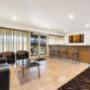 Spacious lobby with sitting area