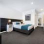 Spacious guest room