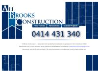 All Brooks Constructions Pty Ltd's website