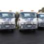 Fleet of modern trucks