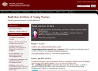 Australian Institute Of Family Studies