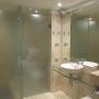 Easy access shower