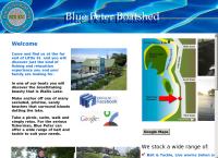Blue Peter Boat Shed's website