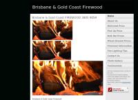 Brisbane & Gold Coast Firewood's website
