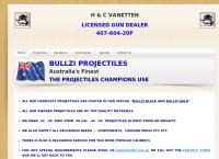 Bullzi Projectiles's website