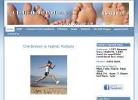 Cheltenham Podiatry's website