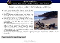 Classic Motorcycle Trailers