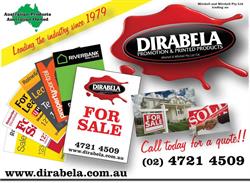 Dirabela Promotions & Printed Products Screen Print & Digital print Signs