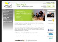 Excell Printing Pty Ltd's website
