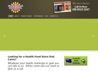 Good & Natural Health Foods's website