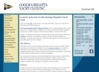 Goolwa Regatta Yacht Club Inc's website