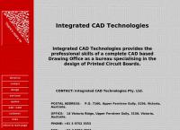 Integrated Cad Technologies Pty Ltd's website