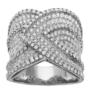 Diamond set crossover Kalfin Diamond ring