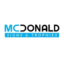 McDonalds Sign & Trophies