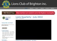 Lions Club Of Brighton Inc