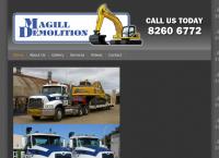 Magill Demolition & Earthmoving Contractors Pty Ltd's website