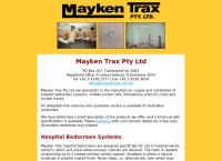 Mayken Trax Pty Ltd's website
