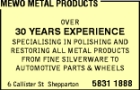 Mewo Metal Products