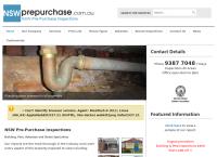 Nsw Pre-Purchase Building & Pest Inspections