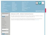 Orthotic Technical Services Pty Ltd's website