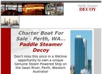 Paddle Steamer Decoy's website