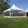 Peaked roof marquee