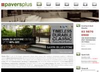 Boral Building and Construction Materials Pavers Plus's website