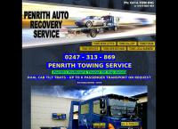 Penrith Towing Service's website