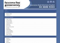 Racecourse Rd Veterinary Hospital's website