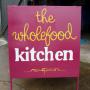 hand painted "A" sign
