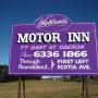 hand painted sign