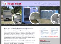 Royal Flush Toilet Hire's website