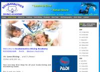 Scubanautics Diving Academy's website