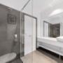 Bathroom in deluxe guest room