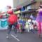 Fat Ballerinas on stilts
