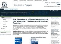 Treasury Department's website