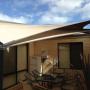 shade sail installed in Innaloo unit