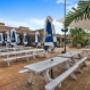 Relax on the hotel patio