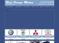 West Orange Motors's website