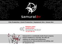 Samurai AV Pty Ltd's website