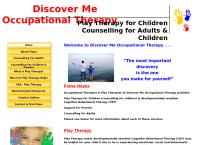 Discover Me Occupational Therapy's website