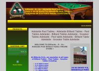 Billiards-R-Us Adelaide's website