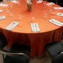 1.8m Round Table with Black Chrome Chairs