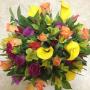 calla lilly and roses