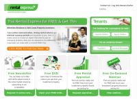 Rental Express's website
