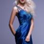 Uploaded by visitor on 18/8/2016 - Andrea TEAL SATIN WITH LACE & SEQUIN