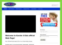 Karate 4 Kids's website