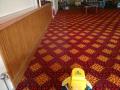 Low moisture carpet cleaning